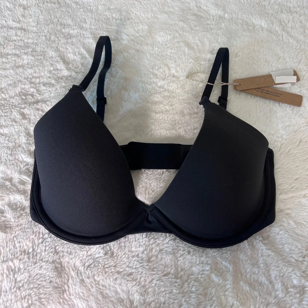 SKIMS Women's Fits Everybody Underwire Bra Onyx Black Size 32D BR-UWR-1997 NEW‎ - Picture 4 of 10